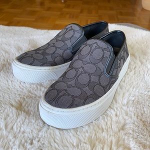 Coach slip on shoes